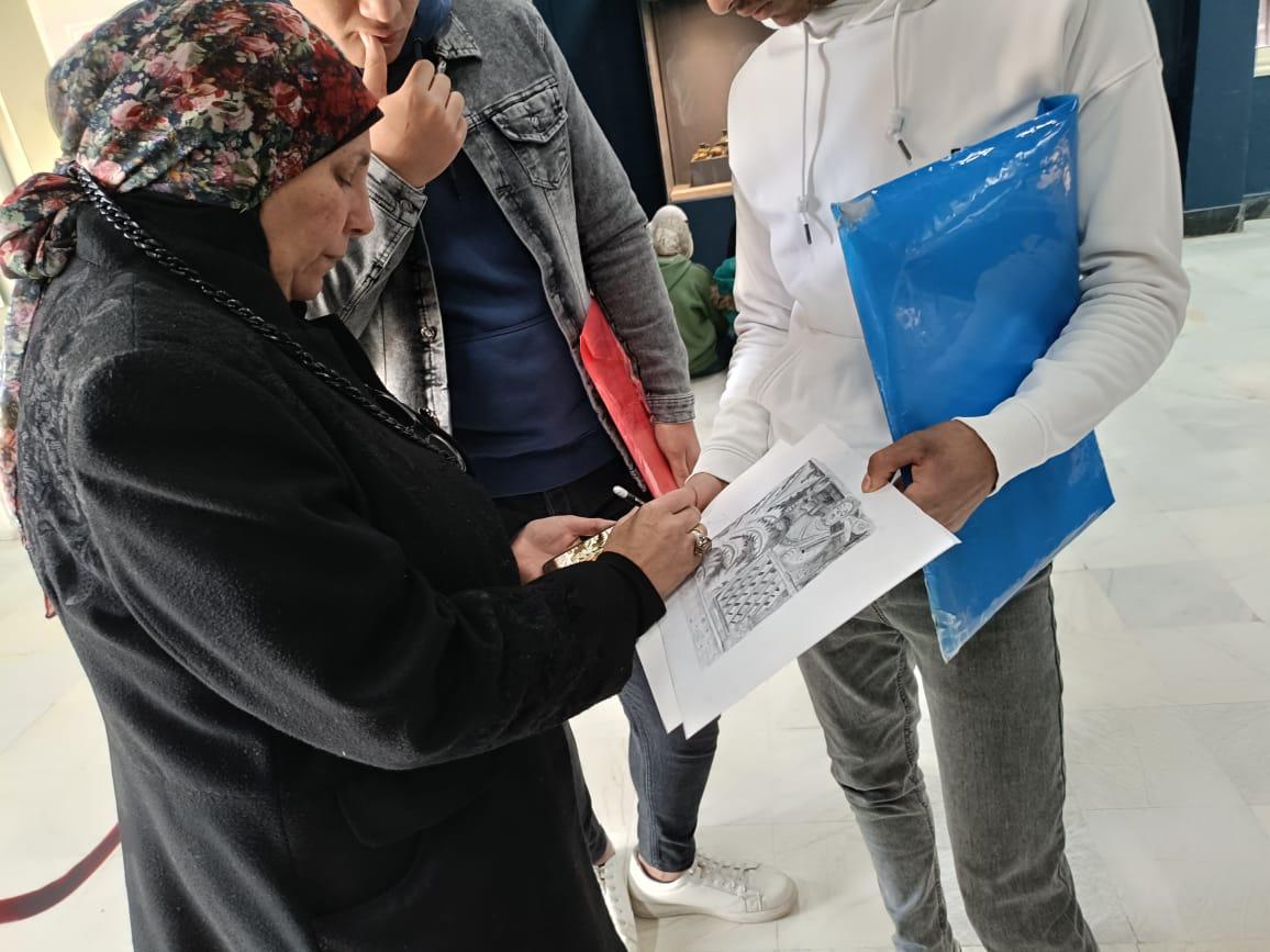 زيارة طلاب الفرقة الإعدادية بكلية الفنون التطبيقية لمتحف طنطا