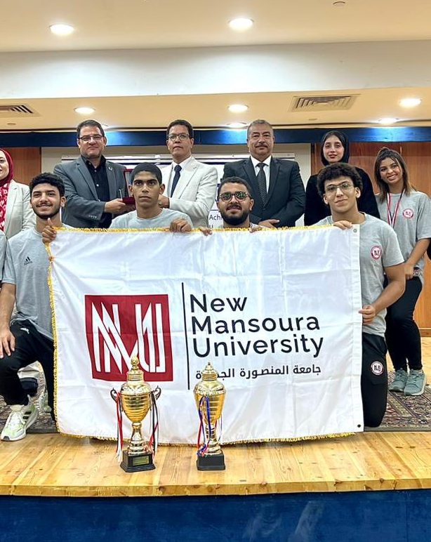 طلاب جامعة المنصورة الجديدة يتألقون في المهرجان الرياضي الثالث بجامعة بنها