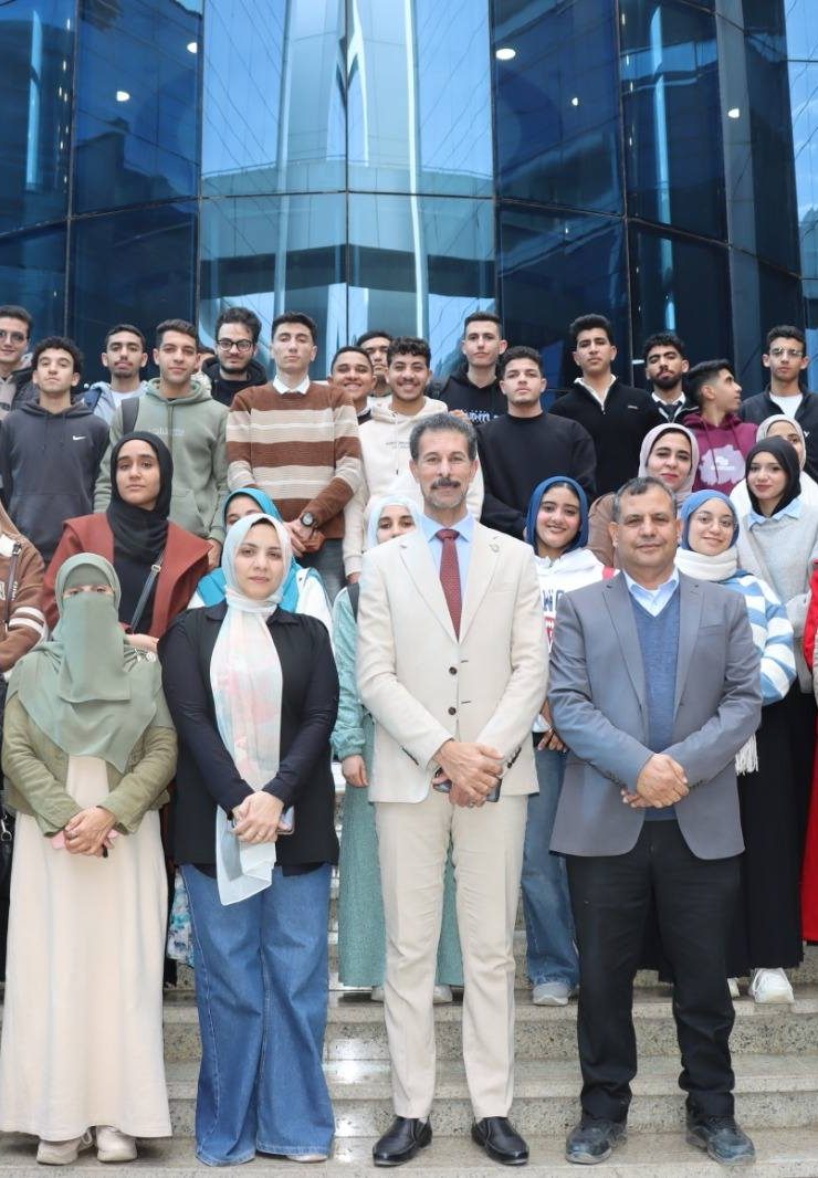 حاسبات ومعلومات جامعة دمنهور تنظم زيارة علمية لمعهد بحوث الإلكترونيات